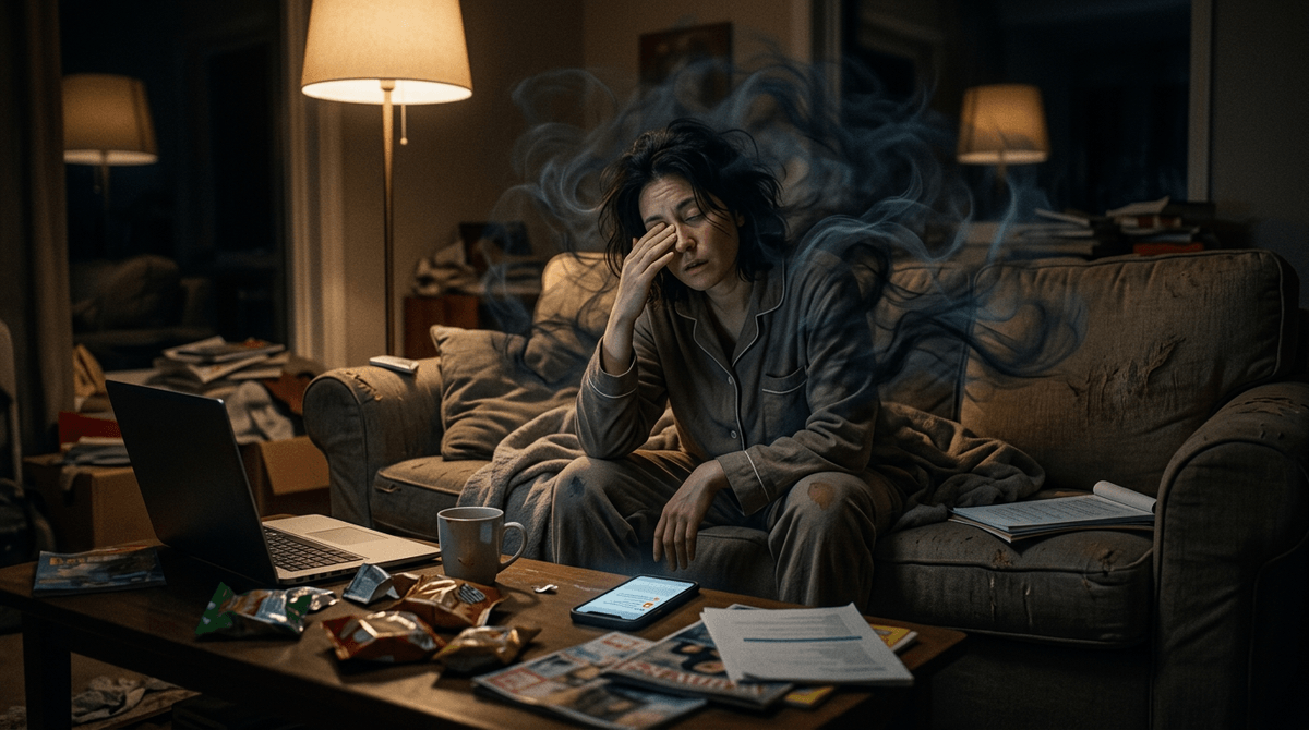 When you skip a day and the guilt spiral starts