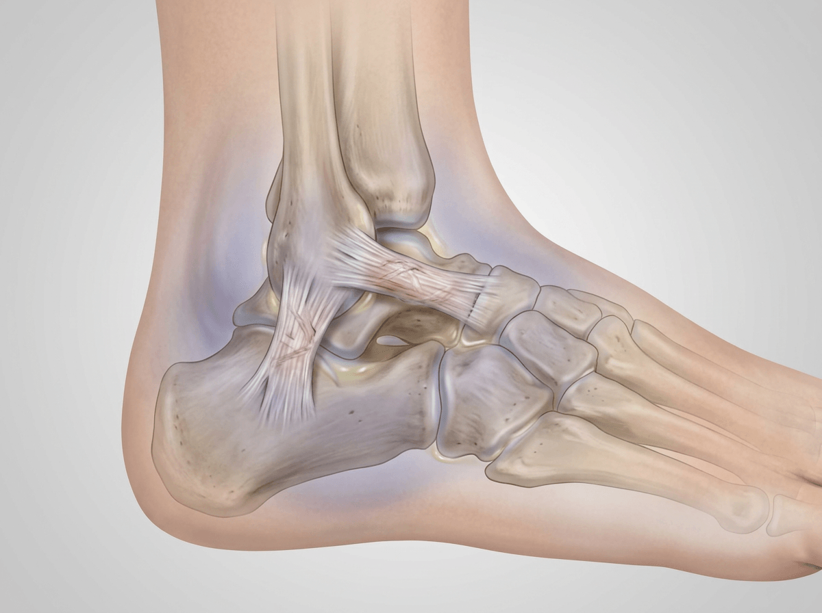 Ligaments, swelling, and the healing bottleneck
